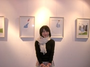 「個展開催」権獲得のイラストレーターが個展開催－烏丸五条で