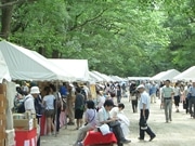 夏の下鴨神社で「納涼古本祭り」－80万冊以上の古本集う