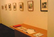 祇園で切り絵と銅版画の個展－「オルタナ」に毎号掲載の高橋さん