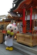 京都タワーの人気マスコット・たわわちゃん、清水寺へ初詣で