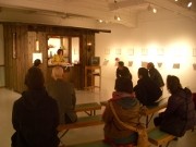 京都芸術センターで連日トークイベント－「未来への素振り」展で