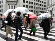 京都市内で降雨を観測－20日明け方まで続く予報