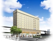 高円寺駅北口に駅直結の9階建てホテル－「黒酢バー」も