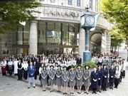 大丸神戸店が元町営業100周年－記念手ぬぐい・三笠の配布も