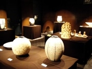 神戸らんぷミュージアムで二人展－「土の造形作品」17点を展示