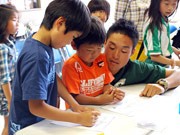 スポーツ教室の子どもにウガンダの現状伝える－神戸でワークショップ