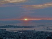 「神戸布引ハーブ園」から初日の出－2年ぶりの元旦営業