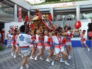 コムズガーデンで天神祭前夜祭－ジェロさん出場の恒例カラオケ大会も