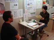 京橋献血ルームで似顔絵サービスの新企画－献血確保の一策で