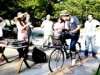 大阪城公園で「自転車発電ディスコ」－ペダルをこいでレコード演奏