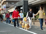 ユニホーム姿で「わんわんパトロール」－散歩のついでに治安活動