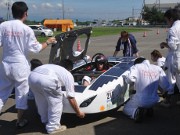 玉川大学、「ハイブリッド・ソーラーカー」レースで2連覇