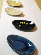松本の陶芸作家・田中一光さん個展－普段使いの4色の器を中心に