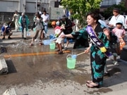 「まつもと湧水群」名水百選認定記念イベント－打ち水や湧水巡りなど