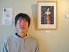 フリーペーパー「日和」の表紙描くイラストレーター、松本のカフェで個展