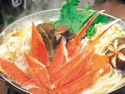 大黒屋のカニうどんすきメニュー、カニのリニューアルで客に好評