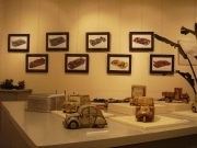 ノリタケ社員らプロ・アマ共演のオートモービルアート展