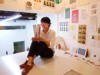 円頓寺でデザイナー作品展－「時間」を感じさせるグラフィック作品展示