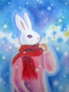 水戸で辻友紀子さん個展「ひかりあつめ～息をする絵～」－難病生活で創作続ける