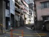 地震のつめ跡残る水戸