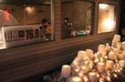 ラヂオもりおかが「雪明かり」特番－桜山の空き店舗から生放送
