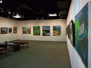 那覇市民ギャラリーで絵画サークル展－メンバー5人が作品25点出品