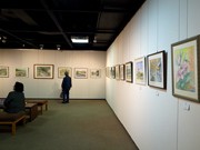 那覇市民ギャラリーで水彩画展－女性5人が最後のサークル展
