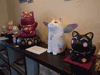 那覇のカフェで「タンカ展」