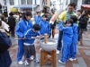 国際通りで「新春餅つき大会」－商店街とPTAが協力