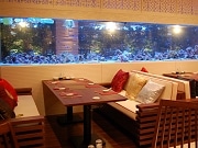 ラ・ポルト心斎橋にせいろ蒸し中華料理店－店内にアクアリウムも