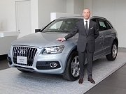 アウディ新型SUV「Q5」発表で社長らが記者会見－新町のショールーム
