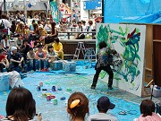 アメリカ村でライブペイントパフォーマンス－アトリエ輪音が企画
