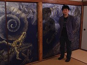 千日前で膠（にかわ）絵展－江戸・室町時代の技法を生かす