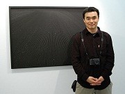 心斎橋でモノクロ写真展－夜のスキー場を撮影した「異次元空間」