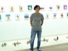 サーファー歴35年の画家・松田大児さん作品展－心斎橋の書店で