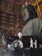 奈良・東大寺で夏の恒例行事｢大仏さまお身ぬぐい｣－ほこり払ってすっきり