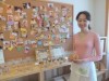 成城のカフェでビーズ編み会