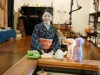 青梅の古民家ギャラリーで帯のリメーク展「飾る帯」－作家ユニットが開く