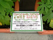 小田原駅周辺の商店会で温暖化対策「グリーンウォール・プロジェクト」