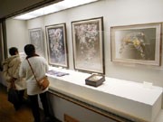 小田原で「足柄刺繍」展示会－刺しゅう作家・上田菊明さん地元で初開催