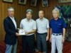 イベント収益を義援金として大井町へ寄付－「復興うちわ」で被災地支援