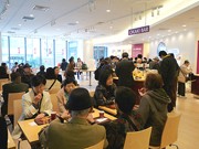 セントライズ栄に無料おかきカフェ「播磨屋ステーション」－売り場も併設