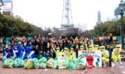 名古屋おもてなし武将隊、冬のゴミ拾い3連戦－ゴミ拾いレンジャーらとコラボ