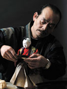 萬松寺で対談イベント「からくり人形の魅力」～九代目玉屋庄兵衛さんを迎える