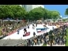 久屋大通公園にスノーゲレンデ－アースリートフェスタ