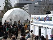 大通公園で「アースデイEZO 2008」－マイはし、マイ皿持参呼びかけ
