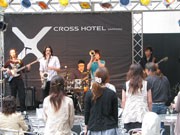クロスホテル札幌前に「サッポロ・シティ・ジャズ」オフィシャル・カフェ