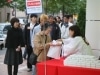 大通で日ハム応援饅頭配布－「V2」祈願でパルコが企画