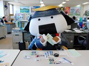 県観光PRキャラ「むすび丸」、4歳に－ホワイトデーのお返しも