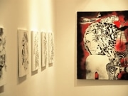 渋谷でイラストレーター、黒田潔さんの個展－初作品集も